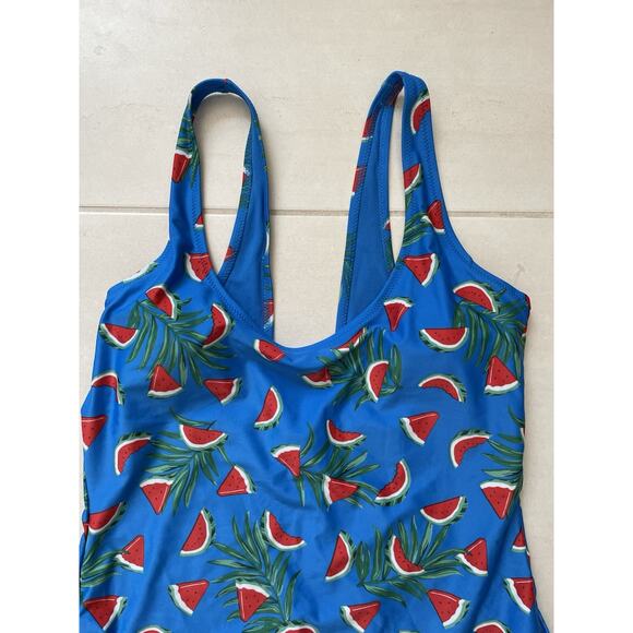 Old Navy Swim One Piece Swimsuit Watermelon Print Padded Swimwear - Picture 2 of 8